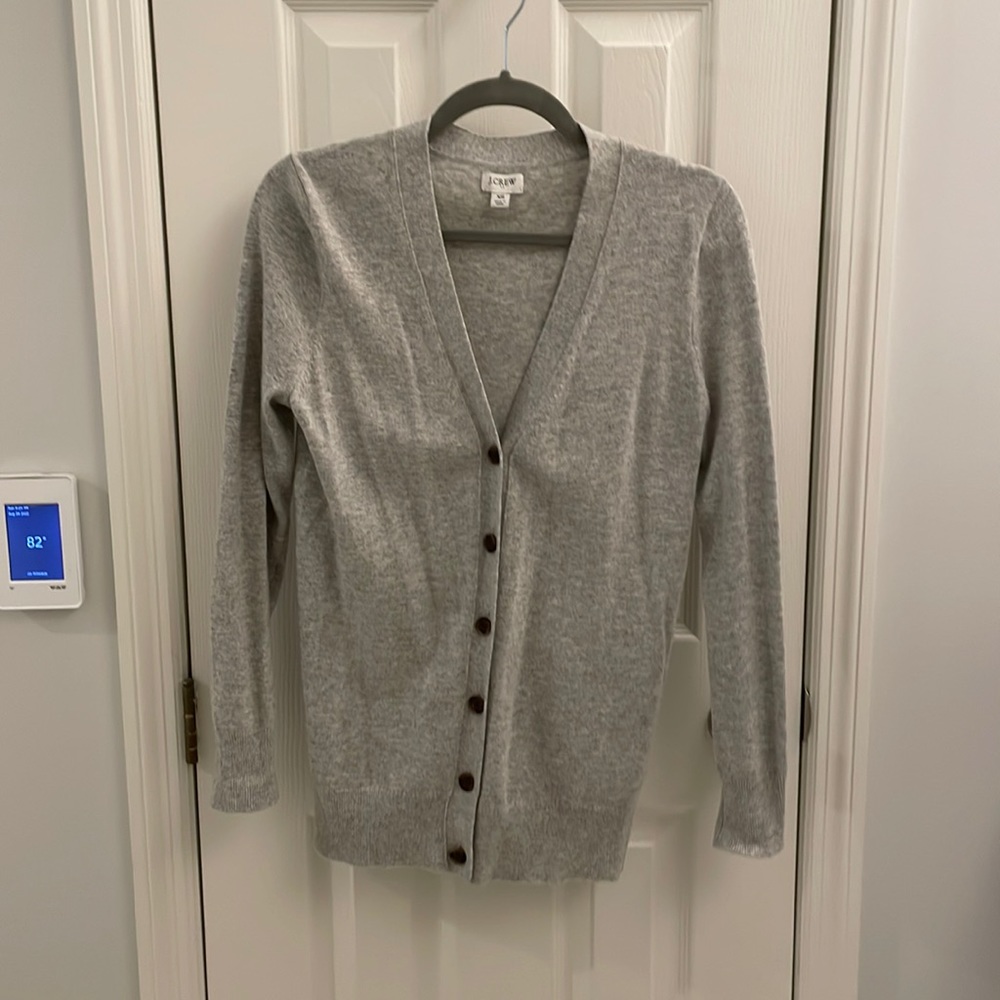 Jcrew Factory Grey Cardigan, sz XS